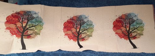 Fabric panel tree - of, life