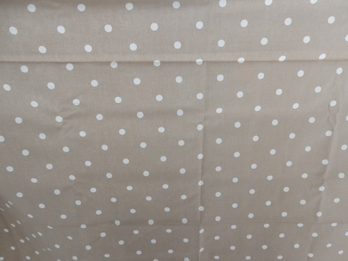Fabric remnant beige spot dot - fabric,