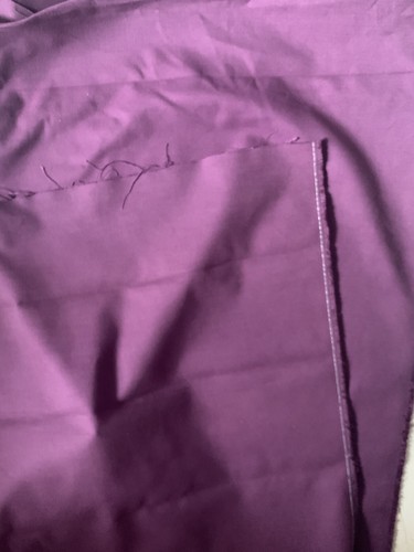 Metres purple cotton drill - 1.9,