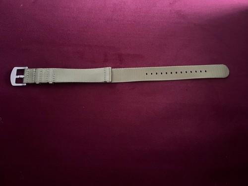Military canvas watch strap - canvas,