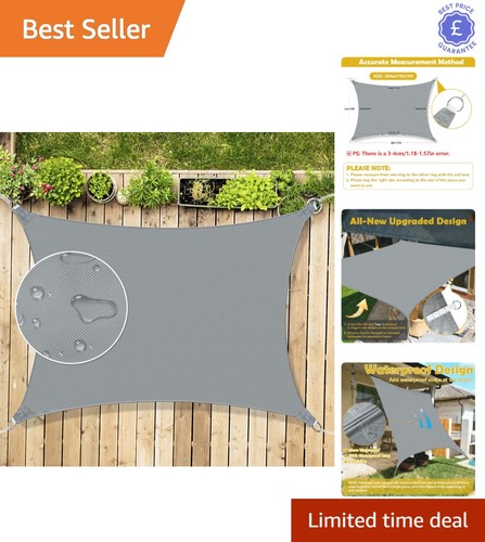 Stylish 3x4m grey shade - grey,