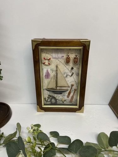 Shadow box nautucal coastal - box,,