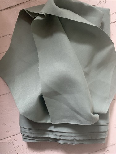 Metres green cotton canvas - 3,