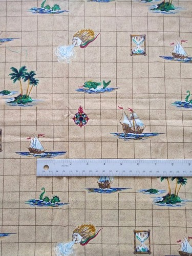 Yard cotton fabric - 1, sailing