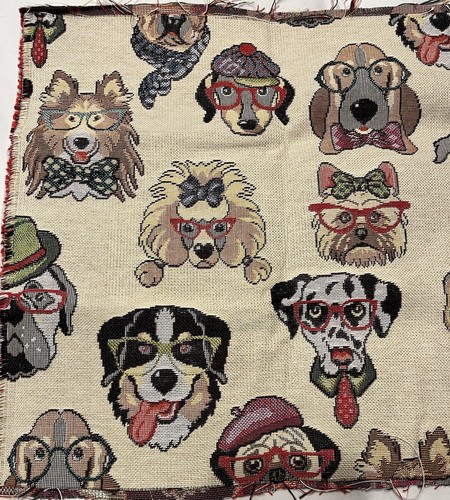 New remnant dog faces canvas - dog,