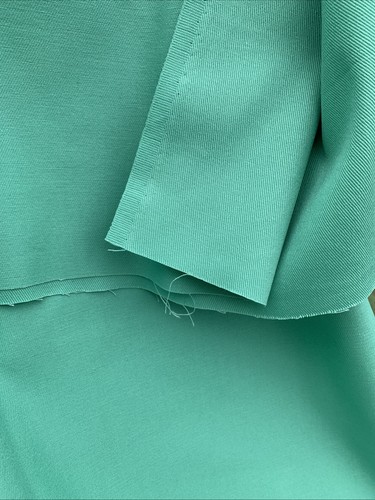 Metres green cotton drill - metres,